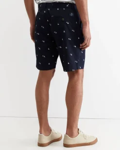 Clearance Sportscraft Classic Printed Short in Classic Navy ClassicNavy