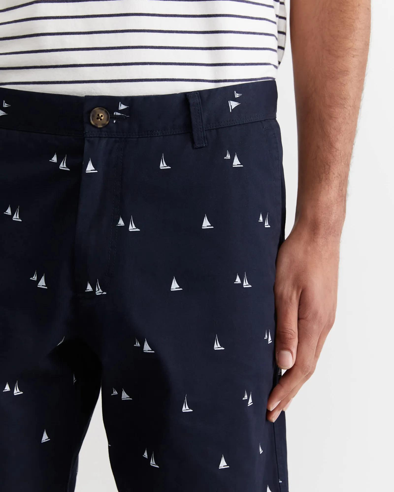 Clearance Sportscraft Classic Printed Short in Classic Navy ClassicNavy