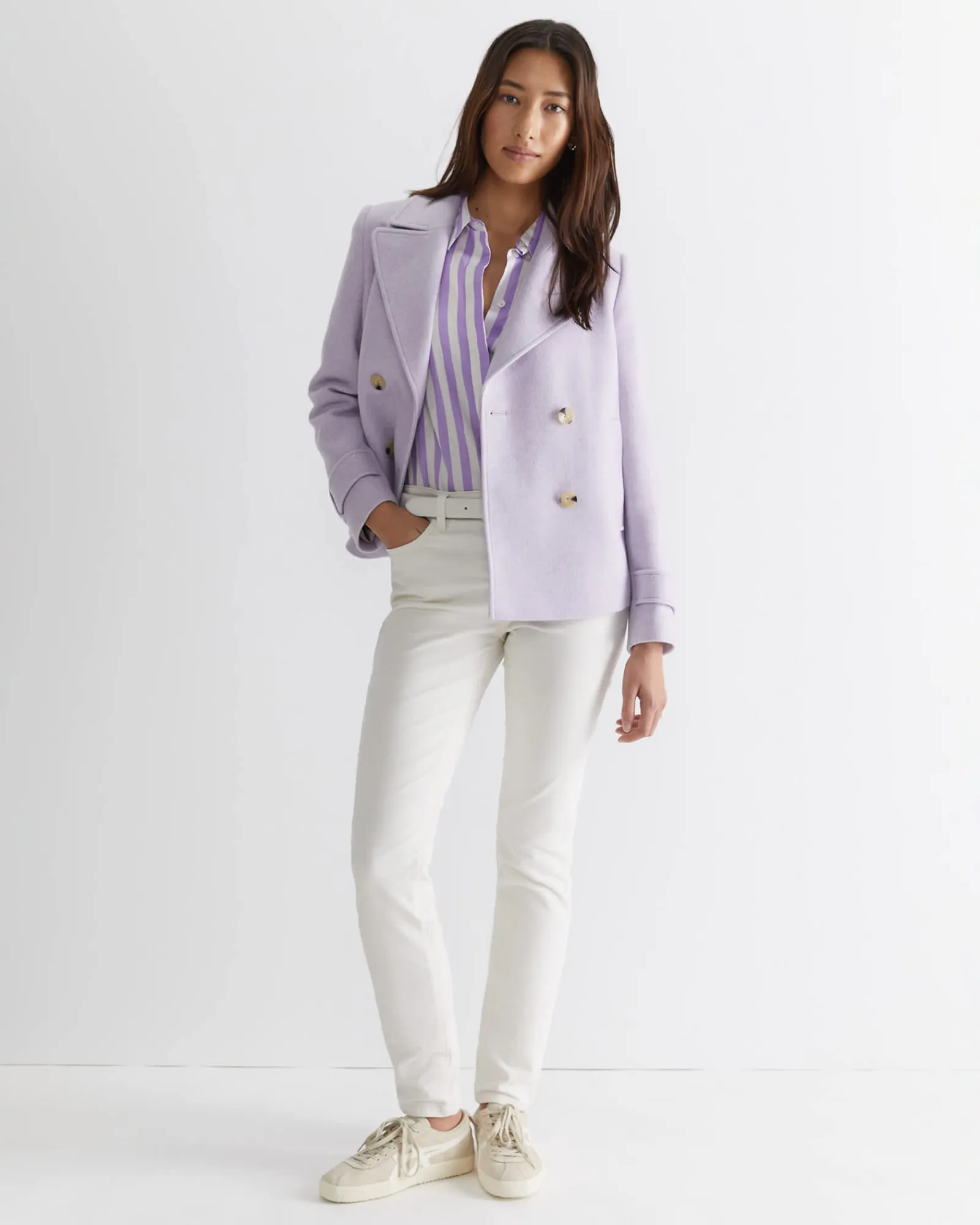 New Sportscraft Cleo Cord Jean in Winter White WinterWhite