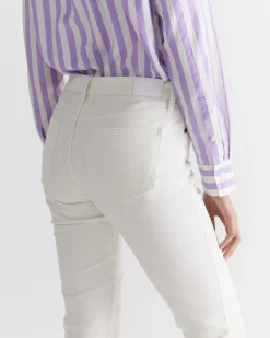 New Sportscraft Cleo Cord Jean in Winter White WinterWhite