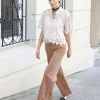 Sale Sportscraft Cleo Cord Wide Leg Jean in Camel