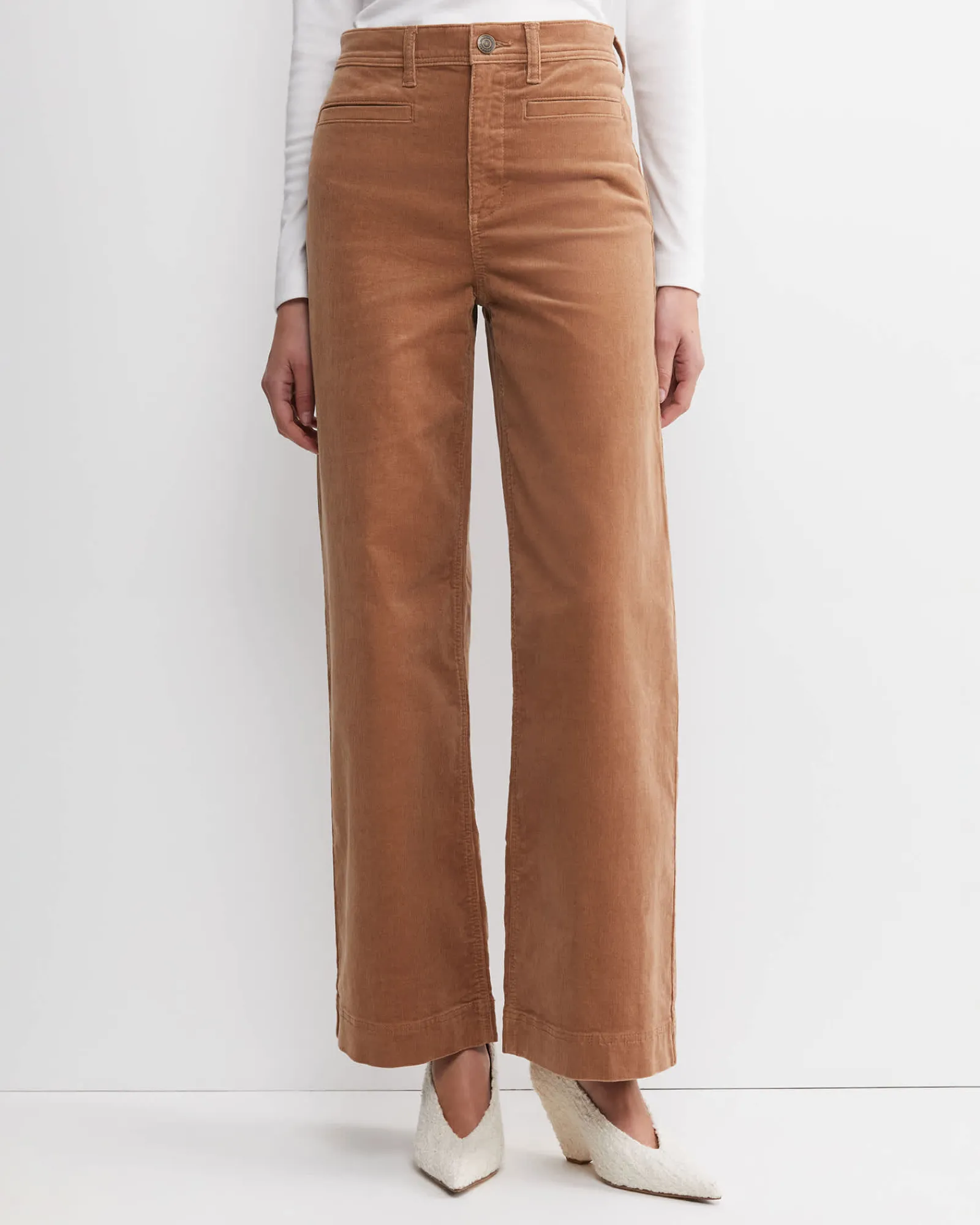 Sale Sportscraft Cleo Cord Wide Leg Jean in Camel