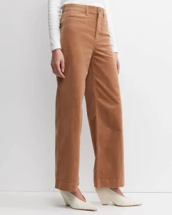 Sale Sportscraft Cleo Cord Wide Leg Jean in Camel
