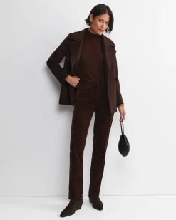 Outlet Sportscraft Cleo Straight Cord Jean in Chocolate