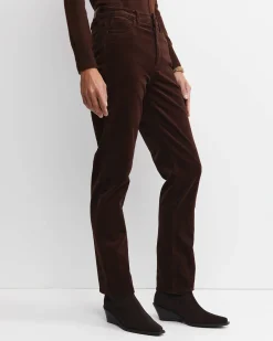 Outlet Sportscraft Cleo Straight Cord Jean in Chocolate