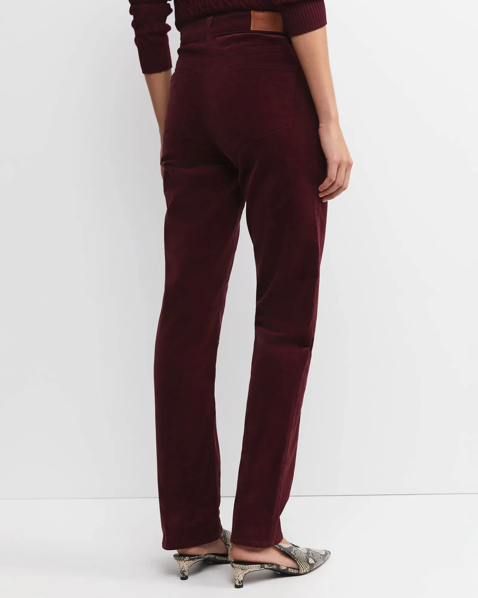 Hot Sportscraft Cleo Straight Cord Jean in Wine