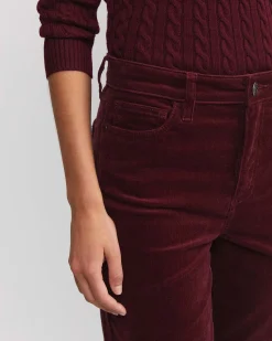 Hot Sportscraft Cleo Straight Cord Jean in Wine