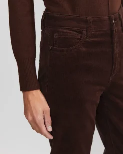 Outlet Sportscraft Cleo Straight Cord Jean in Chocolate