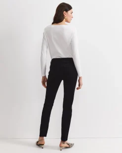 New Sportscraft Cleo Velvet Pant in Black