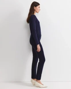 Hot Sportscraft Cleo Velvet Pant in Navy