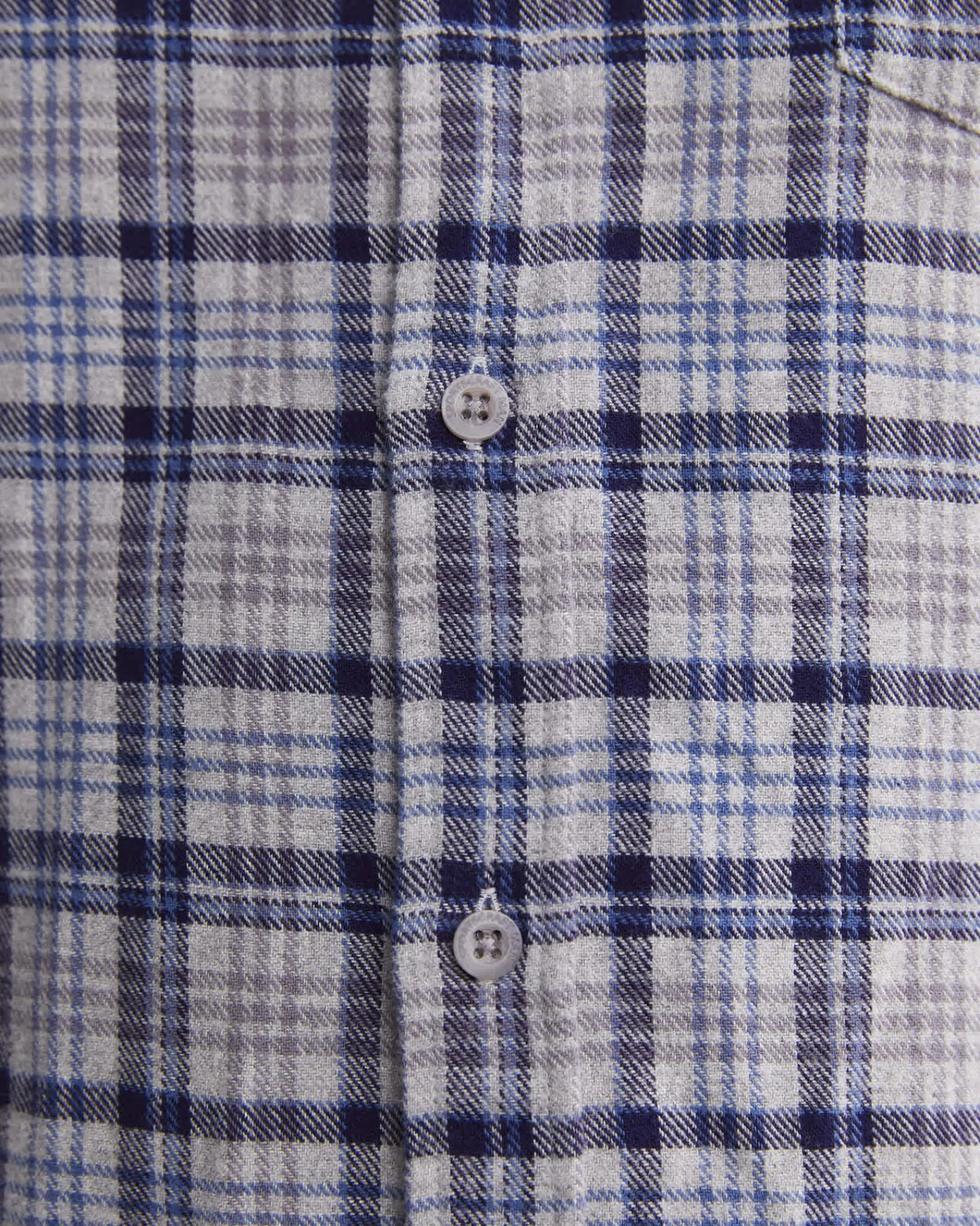 Outlet Sportscraft Cody Long Sleeve Check Shirt in Bluecharcoal Blue/charcoal