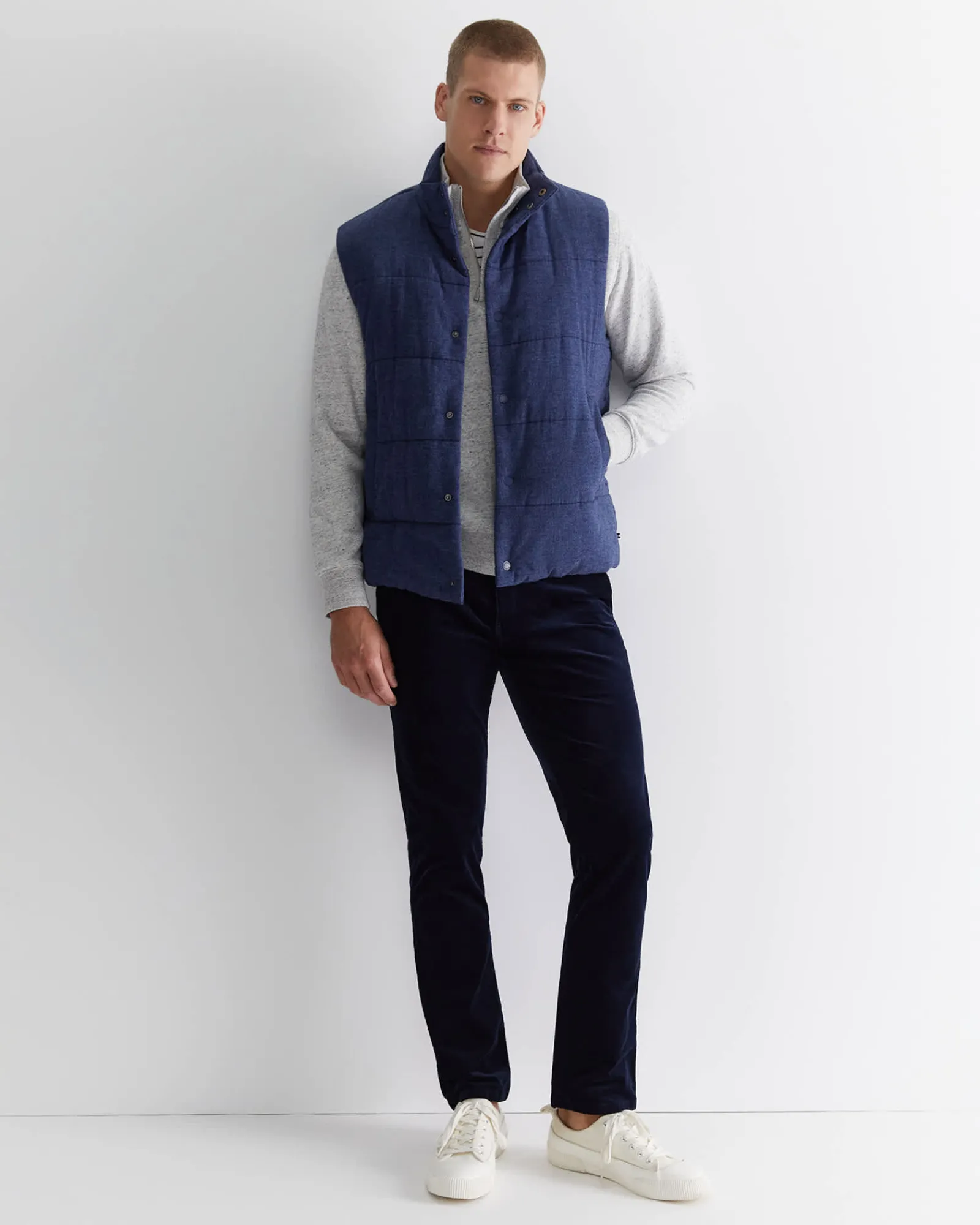 Outlet Sportscraft Cooper Cord Chino in Navy