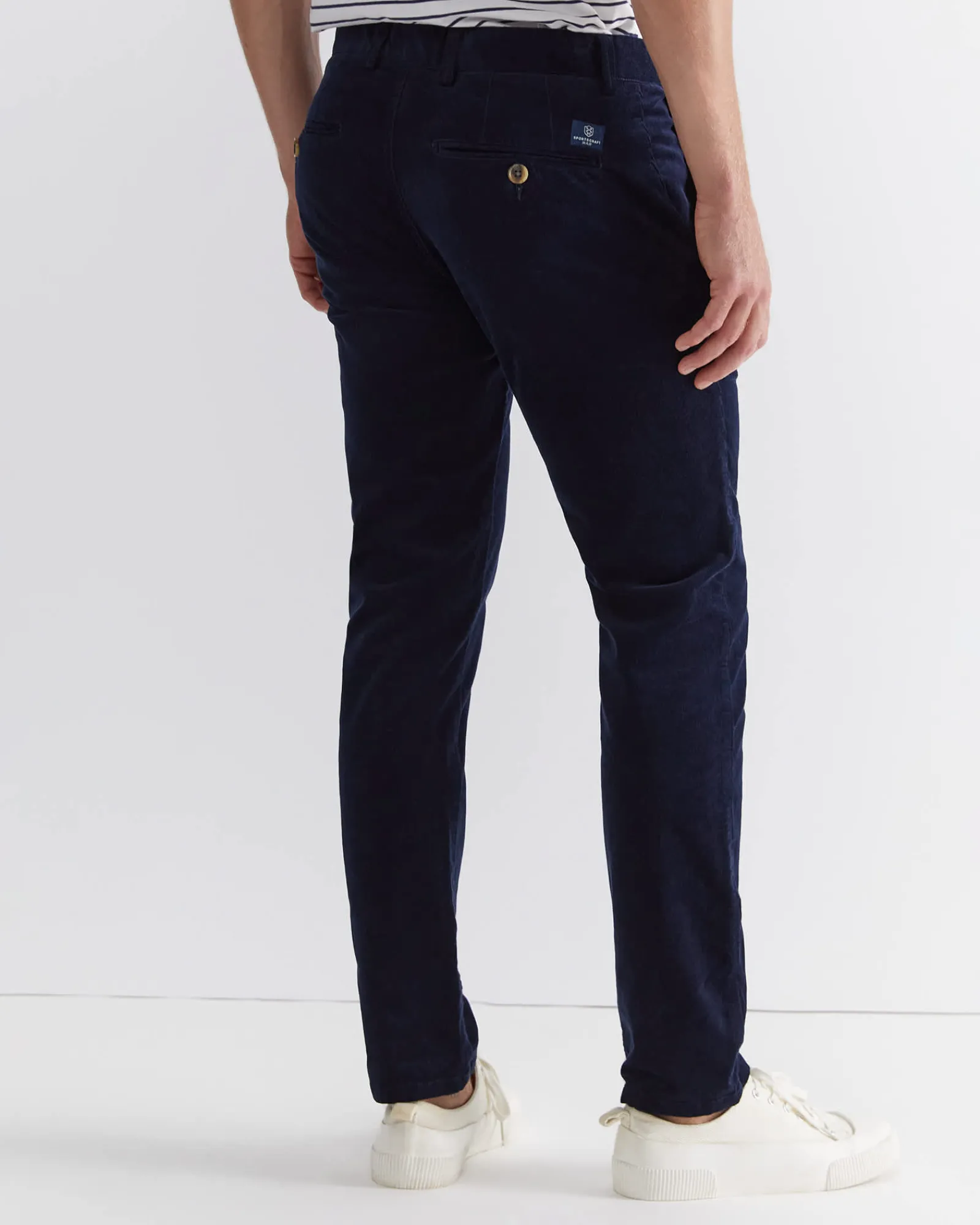 Outlet Sportscraft Cooper Cord Chino in Navy