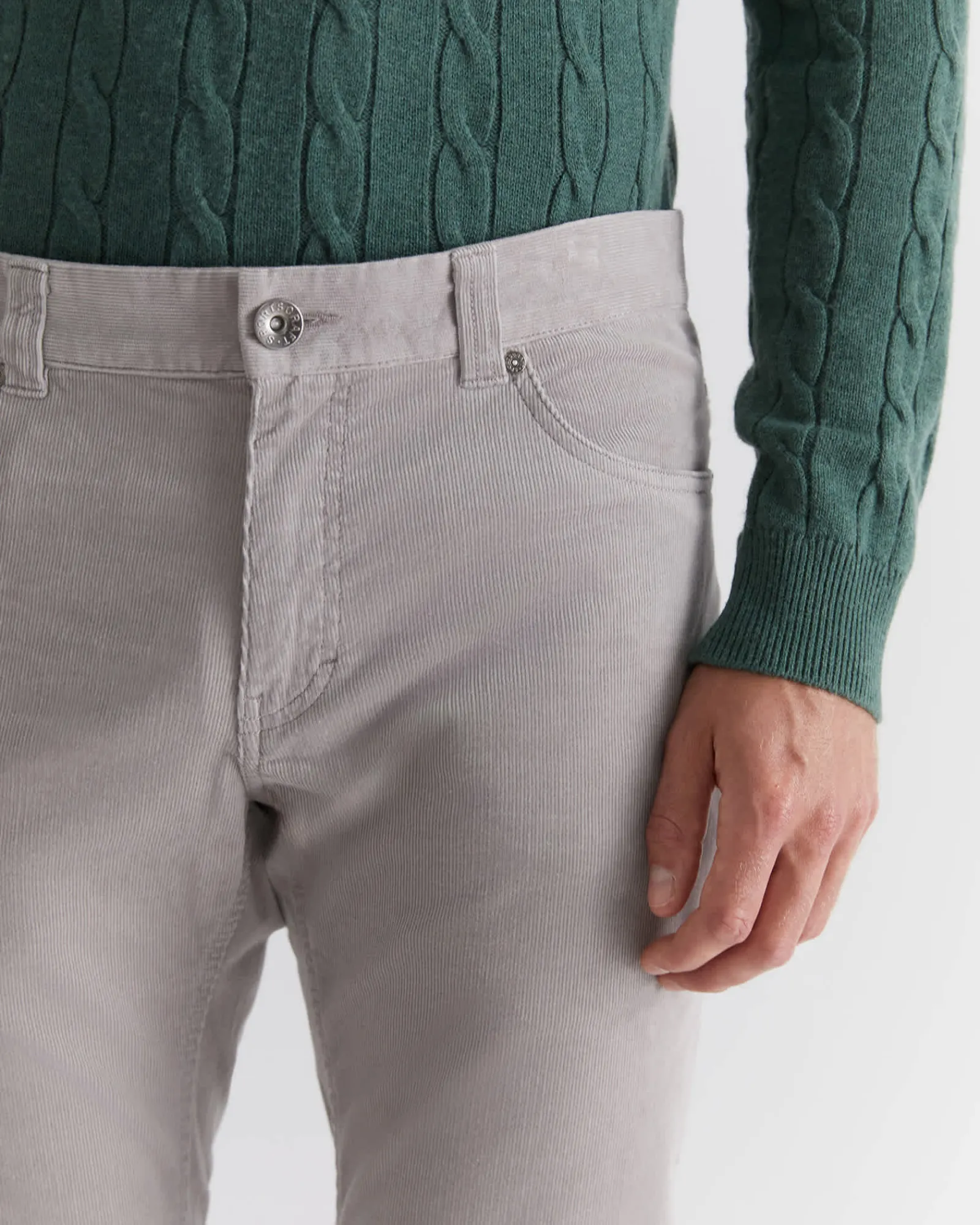 Sale Sportscraft Cooper Cord in Misty Grey MistyGrey