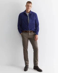 Hot Sportscraft Cullen Cord Shirt in Ball Point Blue BallPointBlue