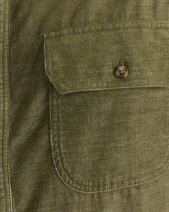 Online Sportscraft Cullen Cord Shirt in Moss