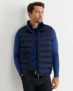 Sale Sportscraft Curtis Puffer Vest in Navy