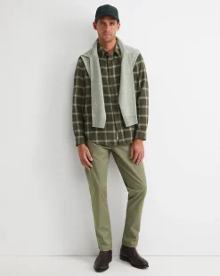 Online Sportscraft Davis Long Sleeve Check Shirt in Khaki