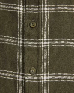 Online Sportscraft Davis Long Sleeve Check Shirt in Khaki