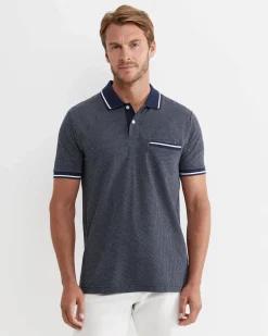 Online Sportscraft Derry Polo in Navy