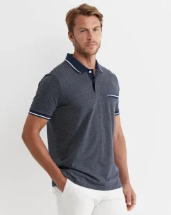 Online Sportscraft Derry Polo in Navy