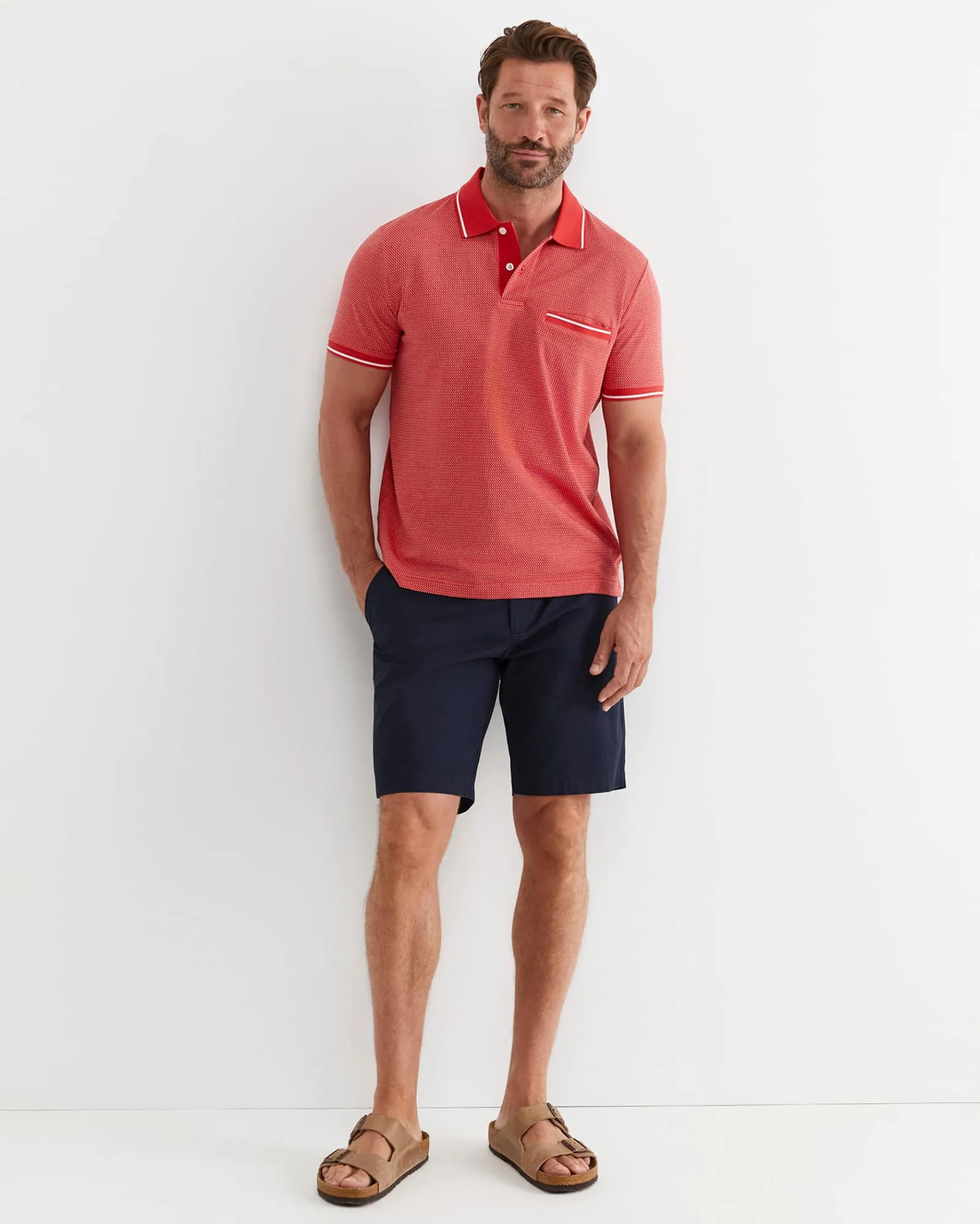 New Sportscraft Derry Polo in Orange