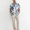 Hot Sportscraft Dyer Short Sleeve Shirt in Blue Multi BlueMulti