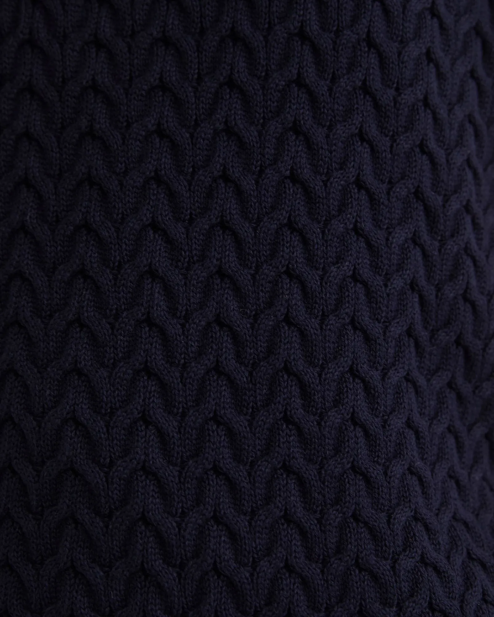 New Sportscraft Elka Cable Cropped Vest in Navy