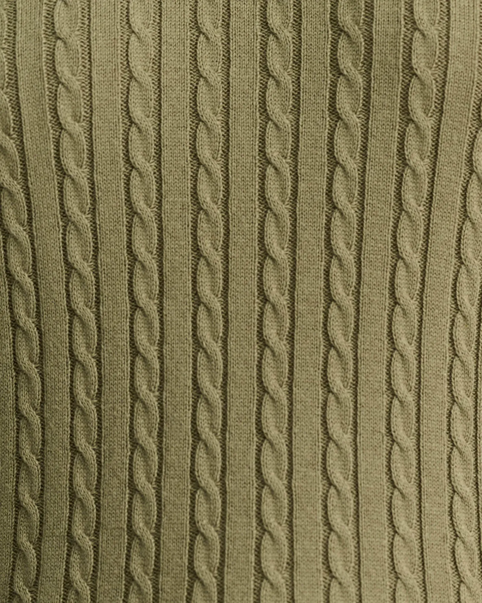 Clearance Sportscraft Elka Cable Polo in Khaki