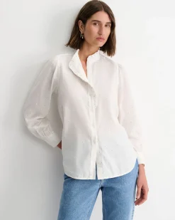 Online Sportscraft Emma Embroidery Blouse in White