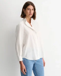 Online Sportscraft Emma Embroidery Blouse in White