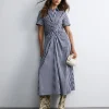 Outlet Sportscraft Etta Twist Maxi Dress in Navywhite Navy/white