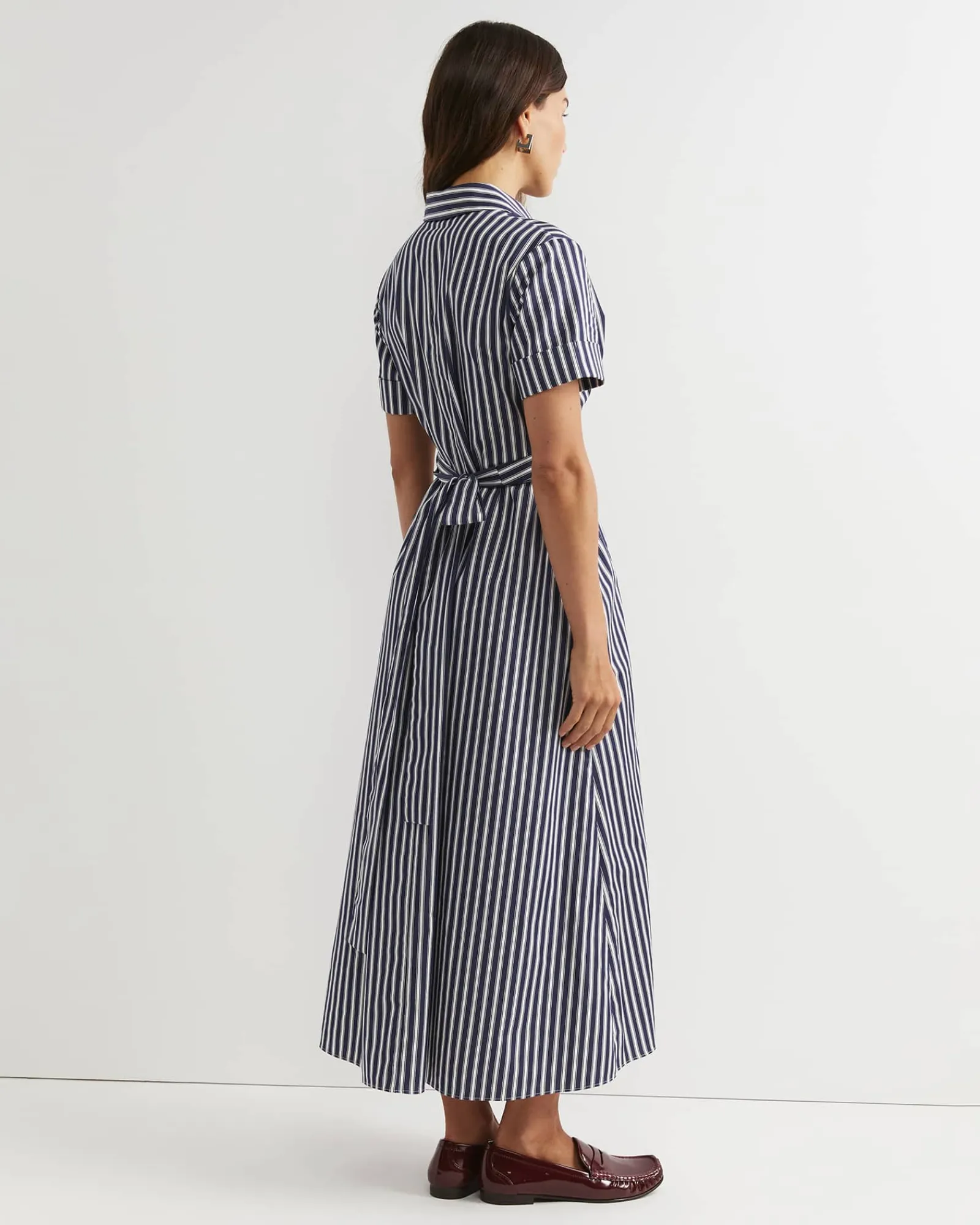 Outlet Sportscraft Etta Twist Maxi Dress in Navywhite Navy/white