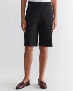 New Sportscraft Evie Bermuda Short in Black