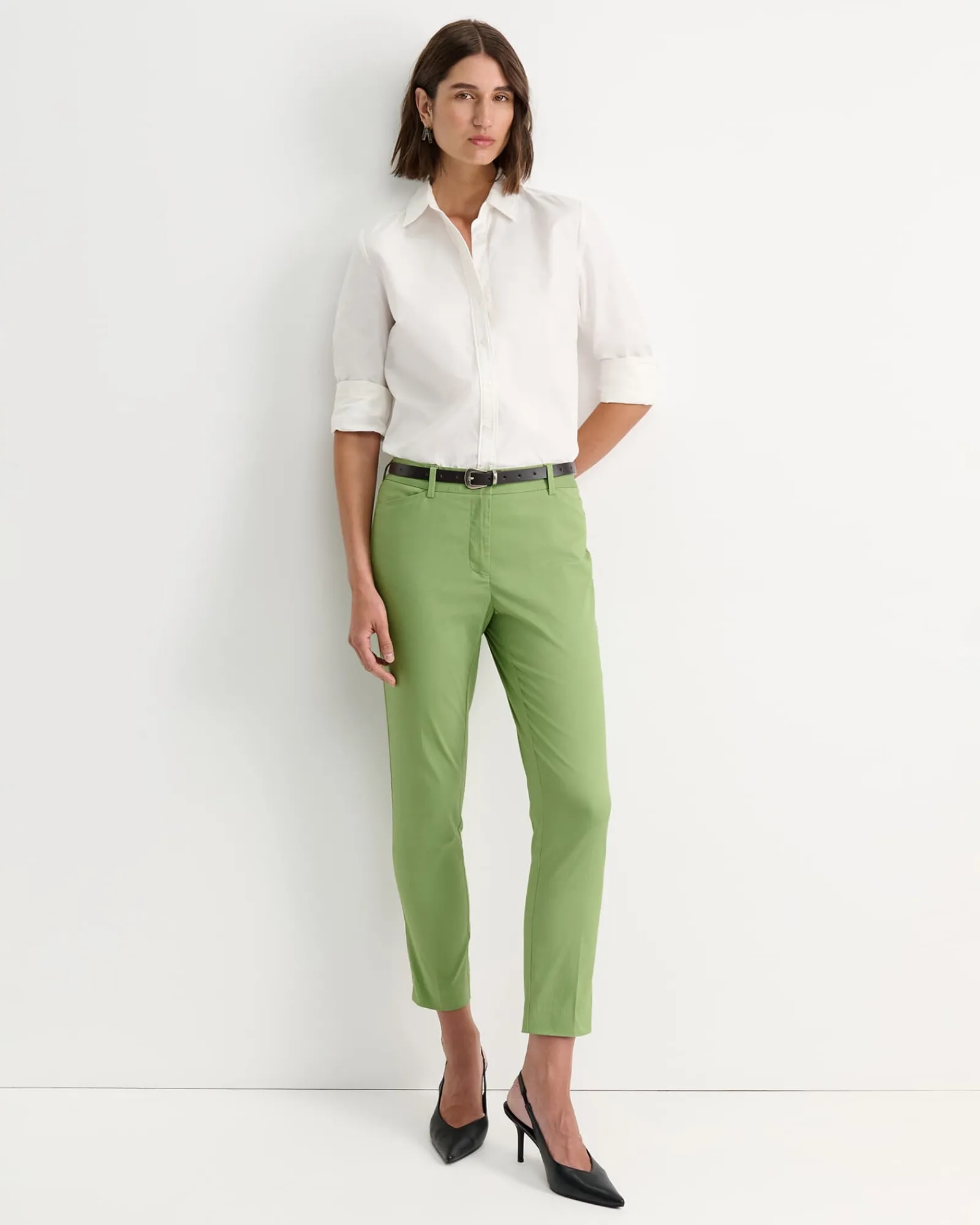 Fashion Sportscraft Evie Capri Pant in Avocado