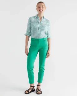 Best Sportscraft Evie Capri Pant in Emerald