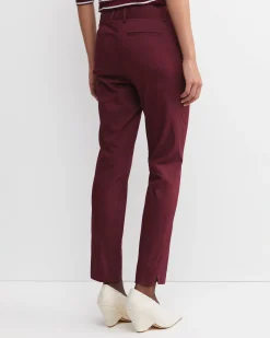 Fashion Sportscraft Evie Capri Pant in Wine