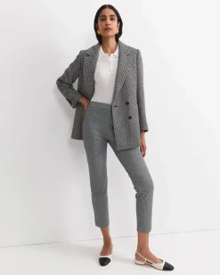 Online Sportscraft Evie Houndstooth Ponte Pant in Blackwhite Black/white