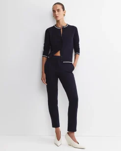 Fashion Sportscraft Evie Ponte Pant in Navy