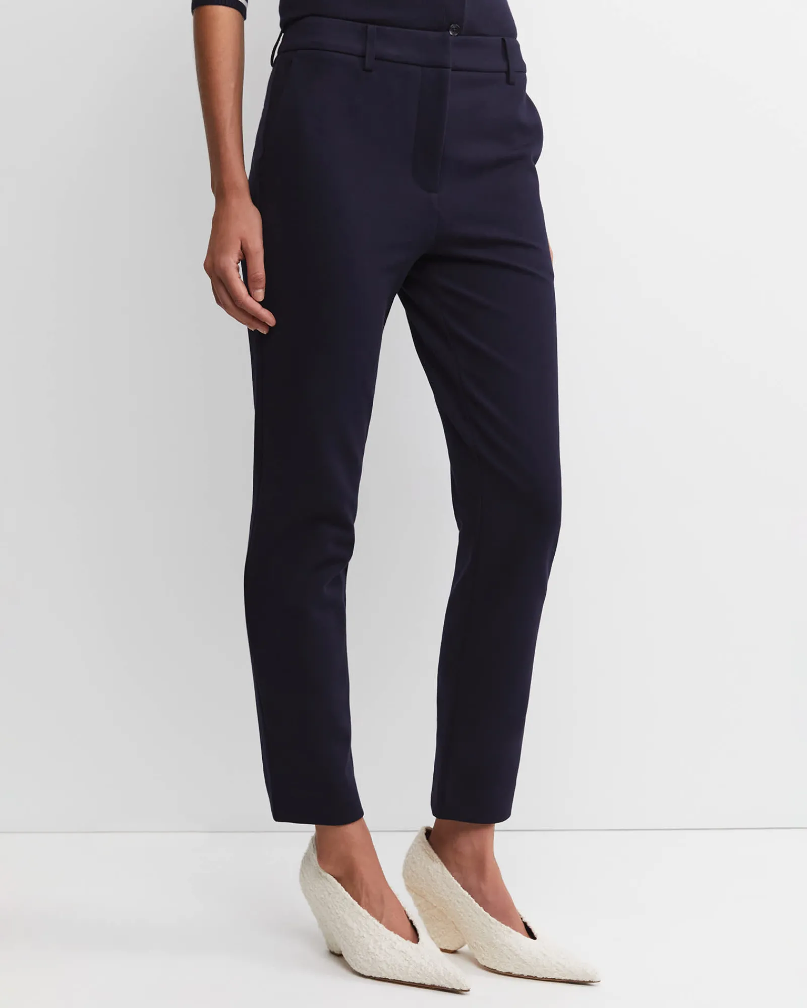 Fashion Sportscraft Evie Ponte Pant in Navy