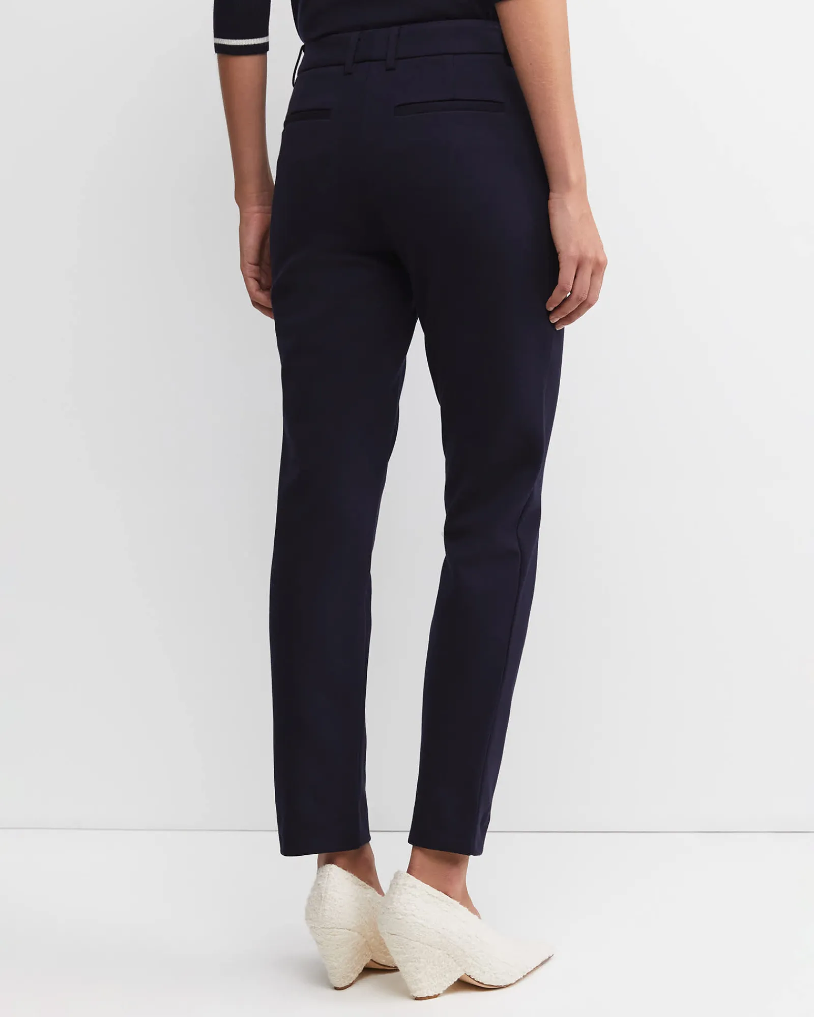 Fashion Sportscraft Evie Ponte Pant in Navy