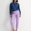 Outlet Sportscraft Evie Straight Capri Pant in Viola