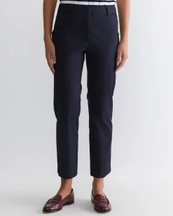 New Sportscraft Evie Straight Capri Pant in Classic Navy ClassicNavy