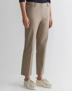 Clearance Sportscraft Evie Straight Capri Pant in Cappuccino