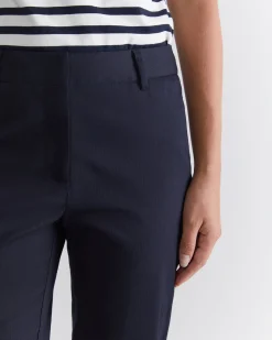 New Sportscraft Evie Straight Capri Pant in Classic Navy ClassicNavy