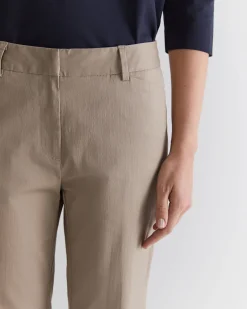 Clearance Sportscraft Evie Straight Capri Pant in Cappuccino