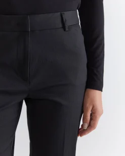 Clearance Sportscraft Evie Straight Capri Pant in Black