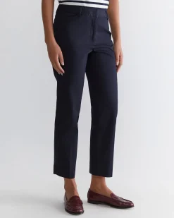 New Sportscraft Evie Straight Capri Pant in Classic Navy ClassicNavy