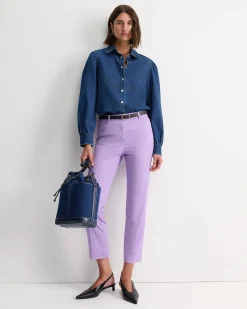 Outlet Sportscraft Evie Straight Capri Pant in Viola