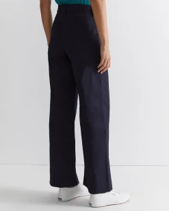 Clearance Sportscraft Evie Wide Leg Pant in Classic Navy ClassicNavy